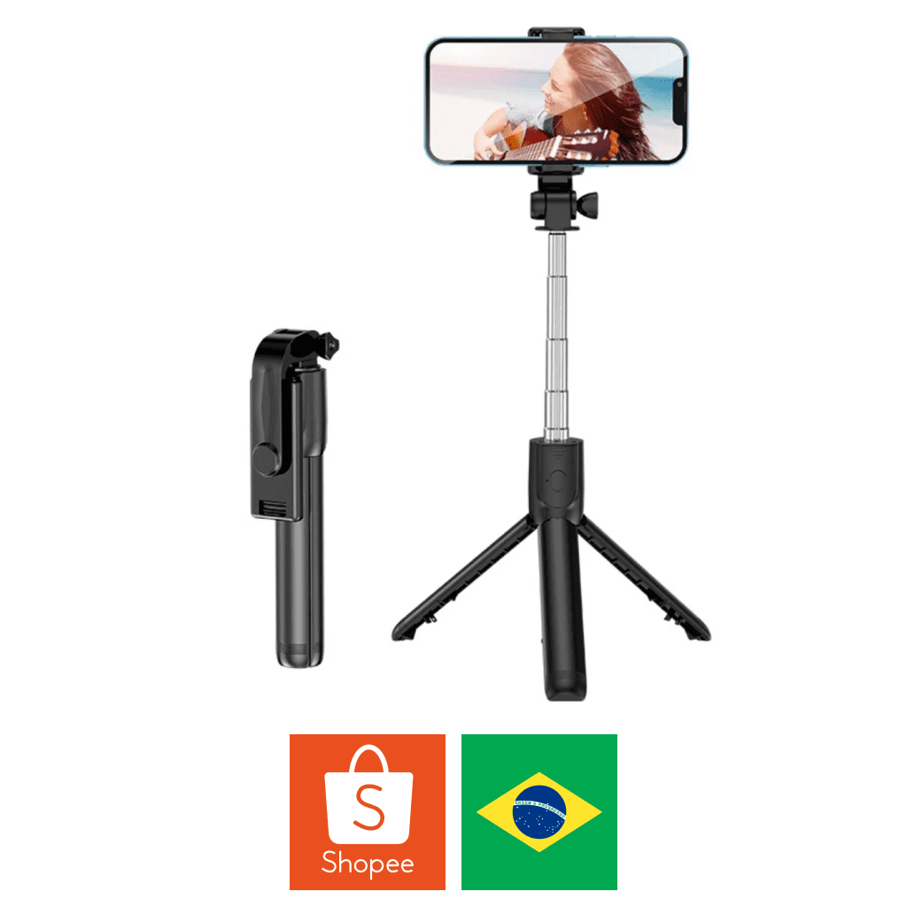 Comprar Bastão Pau de Selfie com Tripé Shopee Brasil